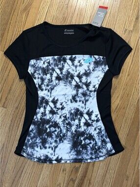 Lotto Training Womens  Italian Sport Tee Mesh Short Sleeves Sz S NWT